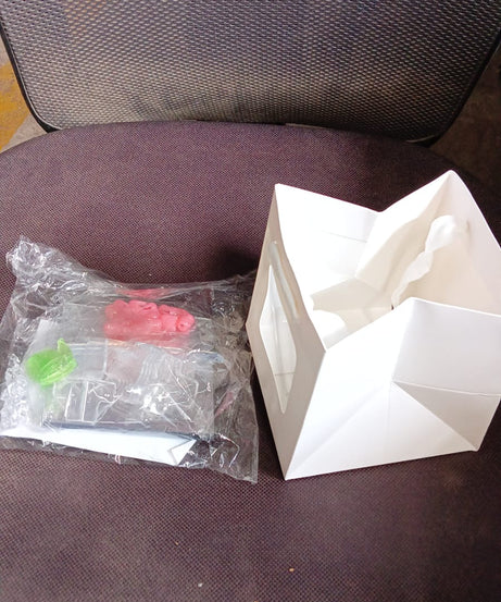 Cube Tulip Night Lamp | Led Decorative Nights Lamp (Multicolor & Design / 1 Set)