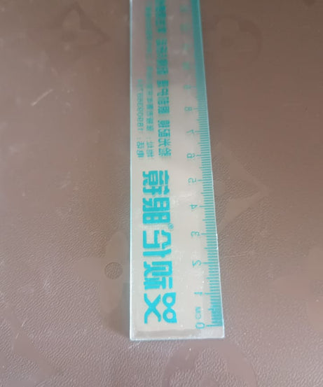 Premium Transparent Plastic Scale 15cm (1 Pc)