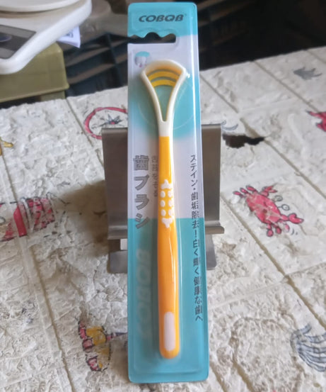 Tongue Scraper & Brush for Fresh Breath (1 Pc)