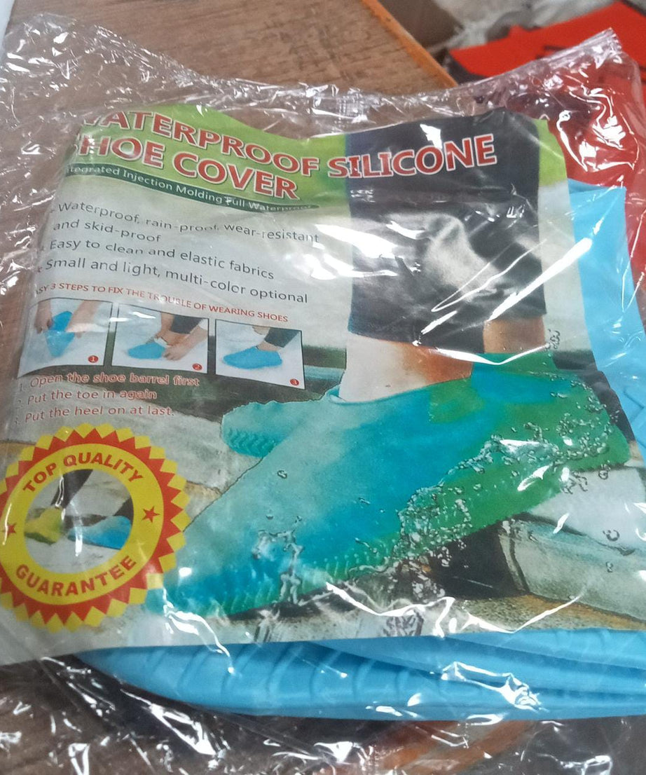 Mixed color anti-slip boot covers for rainy weather