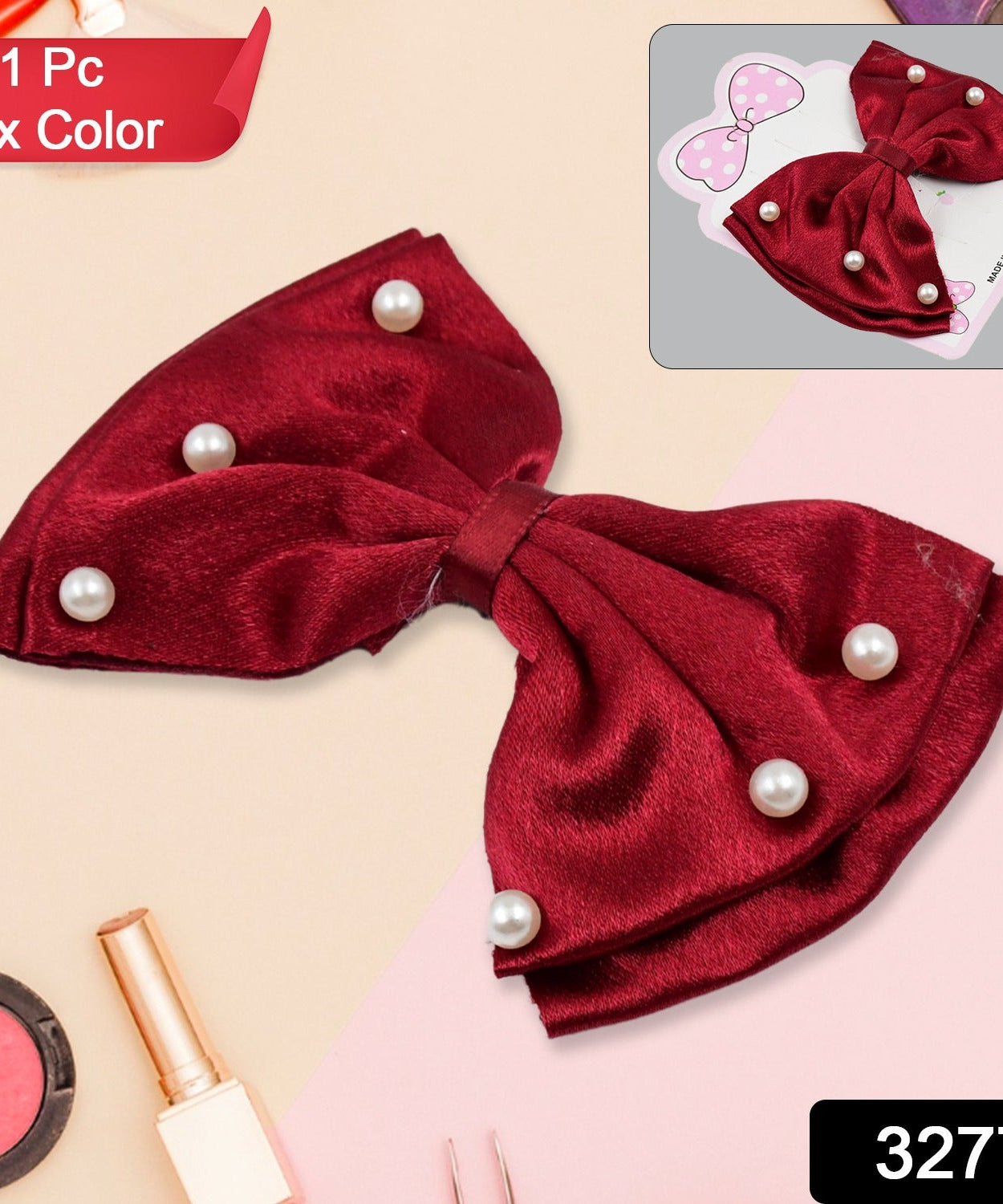 Multicolor Hair Bow Knot Clip
