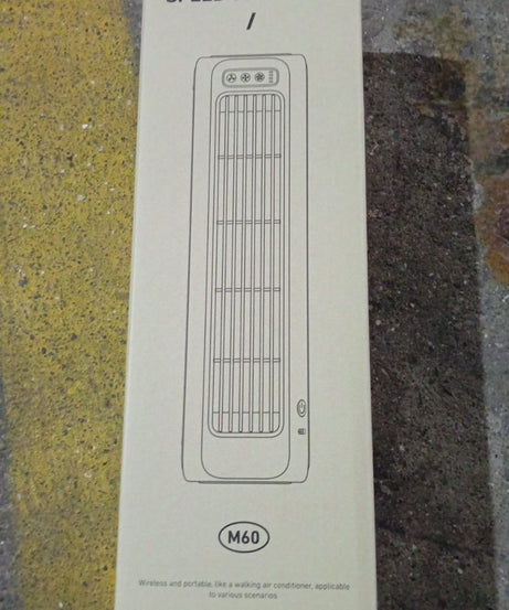 Portable Air Conditioning Cooling Fan (1 Pc / With 2 Pc Adhesive Hook)