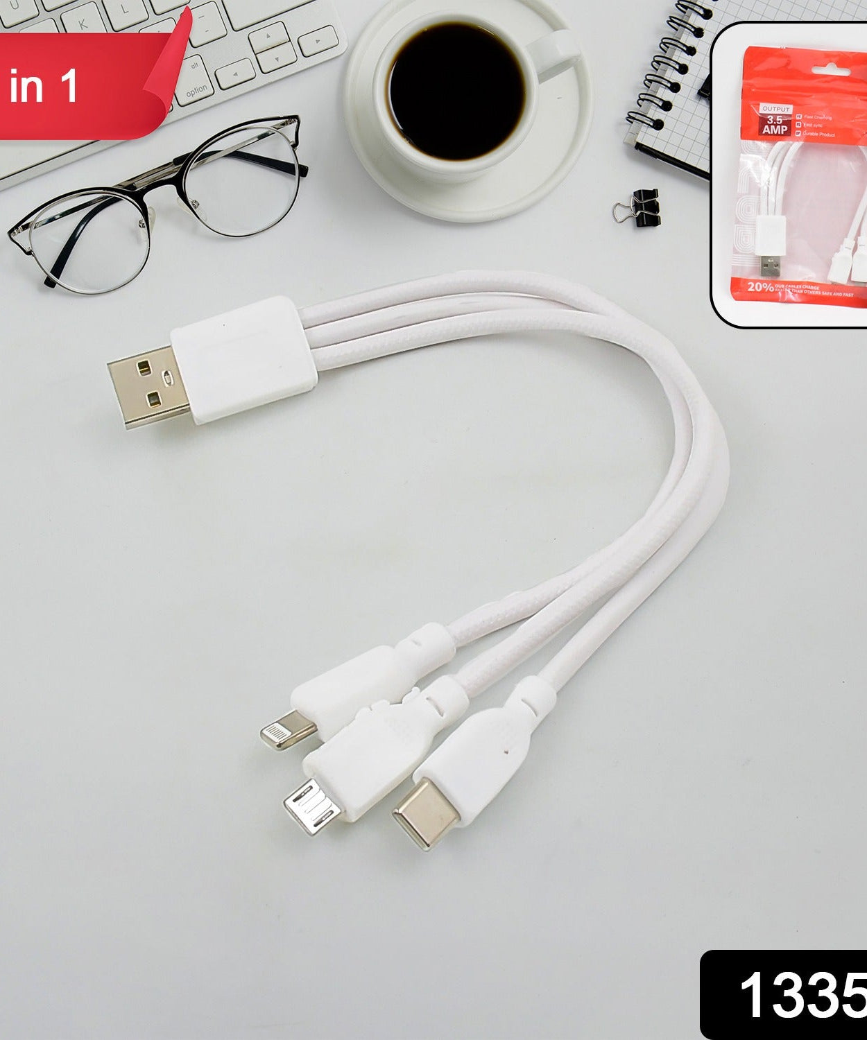 3 In 1 Charging Cable