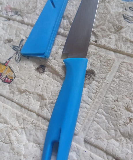 Fruit and vegetable knife with a comfortable grip.