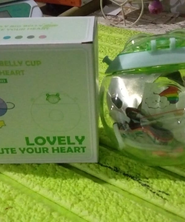 Donut Water Bottle Sipper Bottle (1 pc / 400 ML Approx)