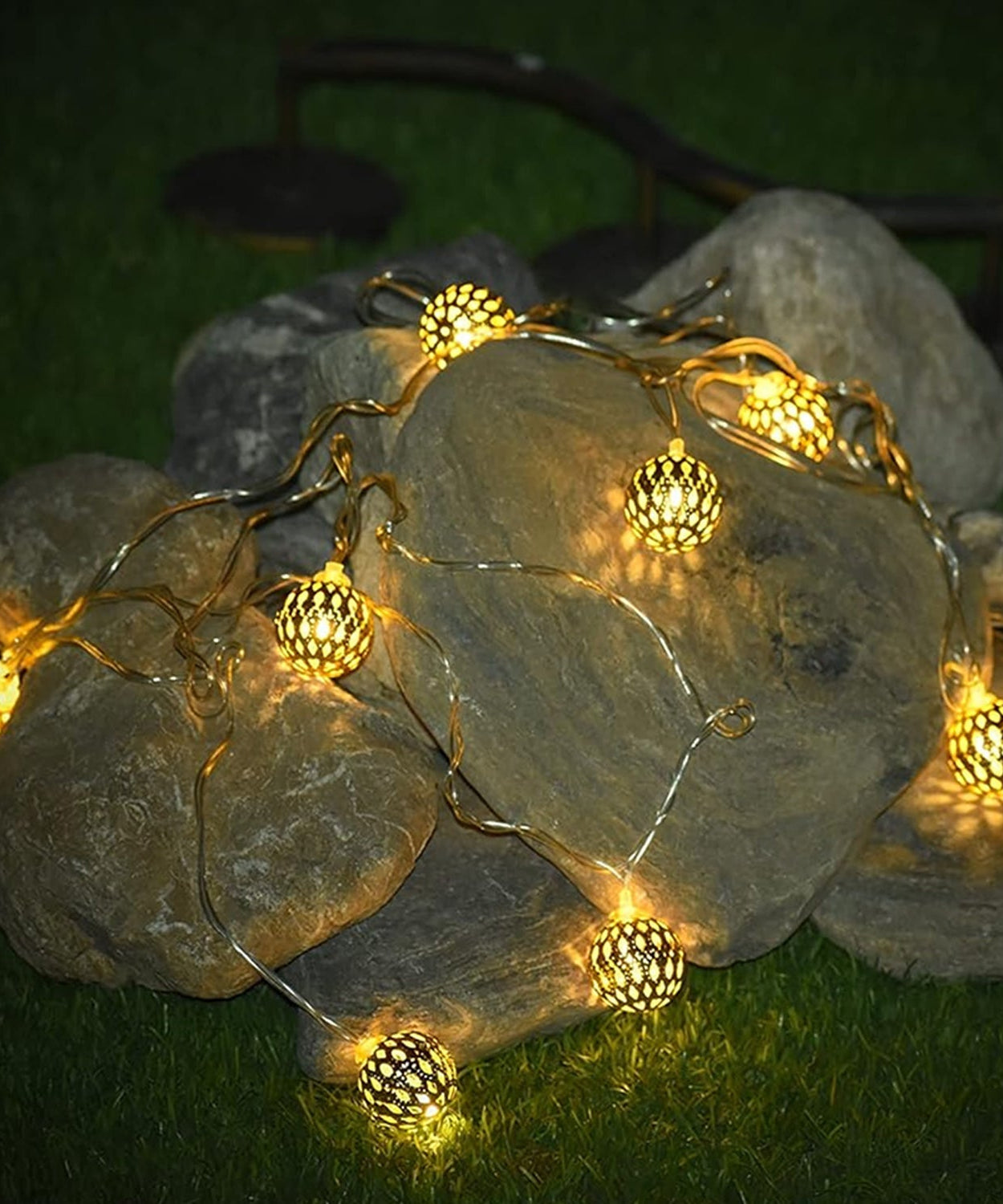 Decorative Metal Ball LED String Light (3 Meter )