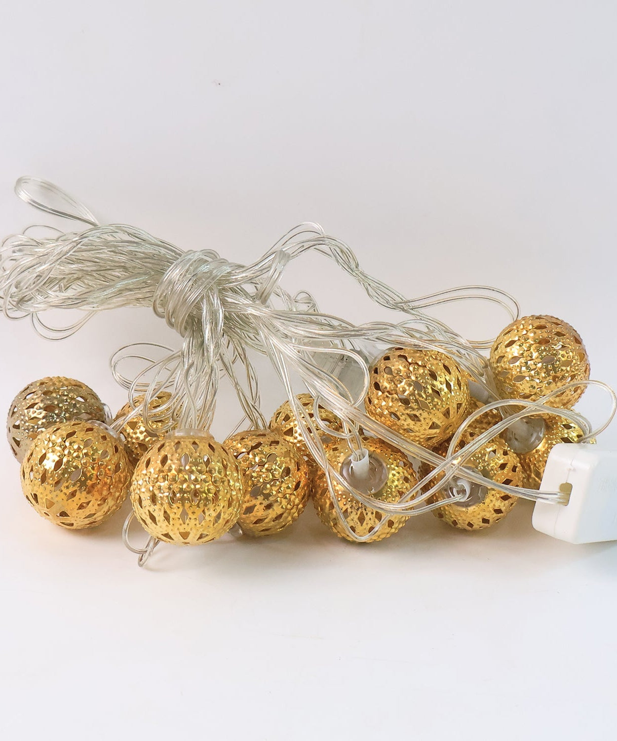 Golden Lakshmi Ganesh LED Lighted Diya