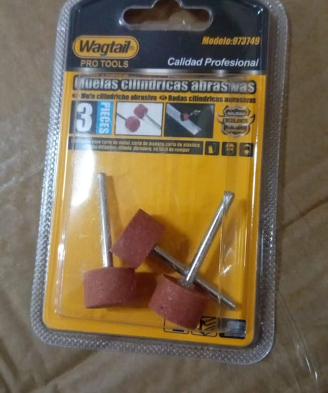 Wool Felt Polishing Buffing Wheels, Wool Felt Mounted Polishing Bits (3 Pcs Set)