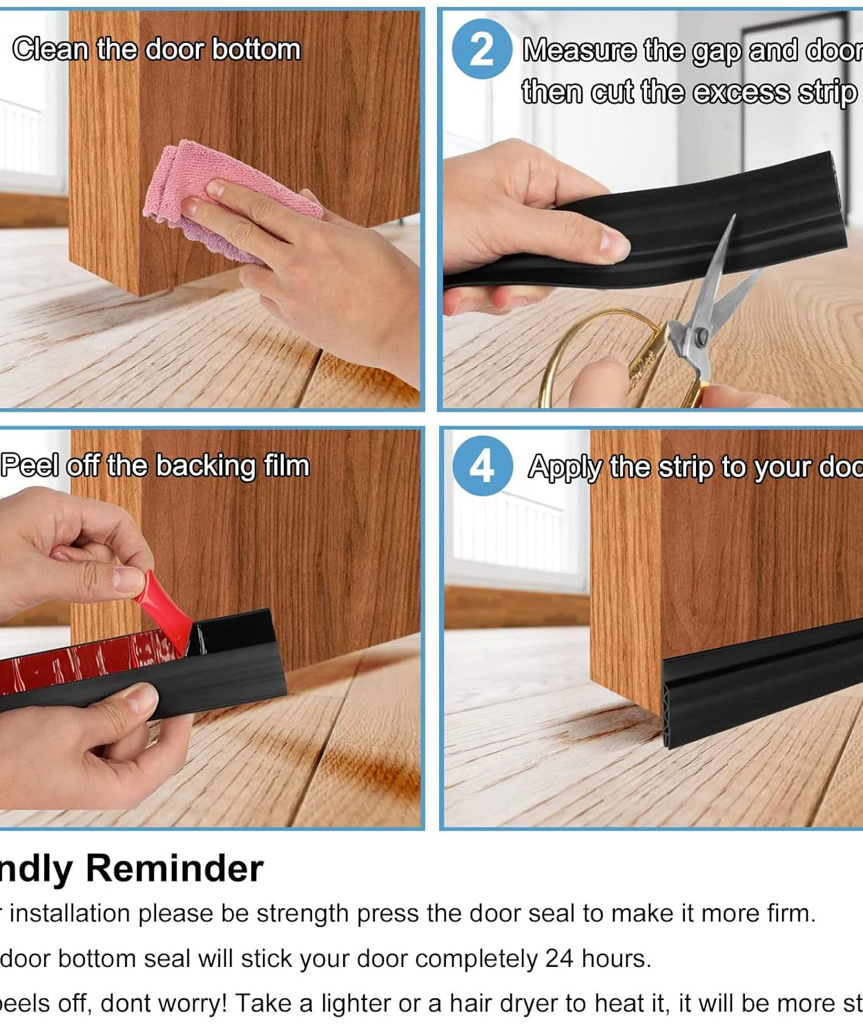 Weatherproof Door Seal Strip