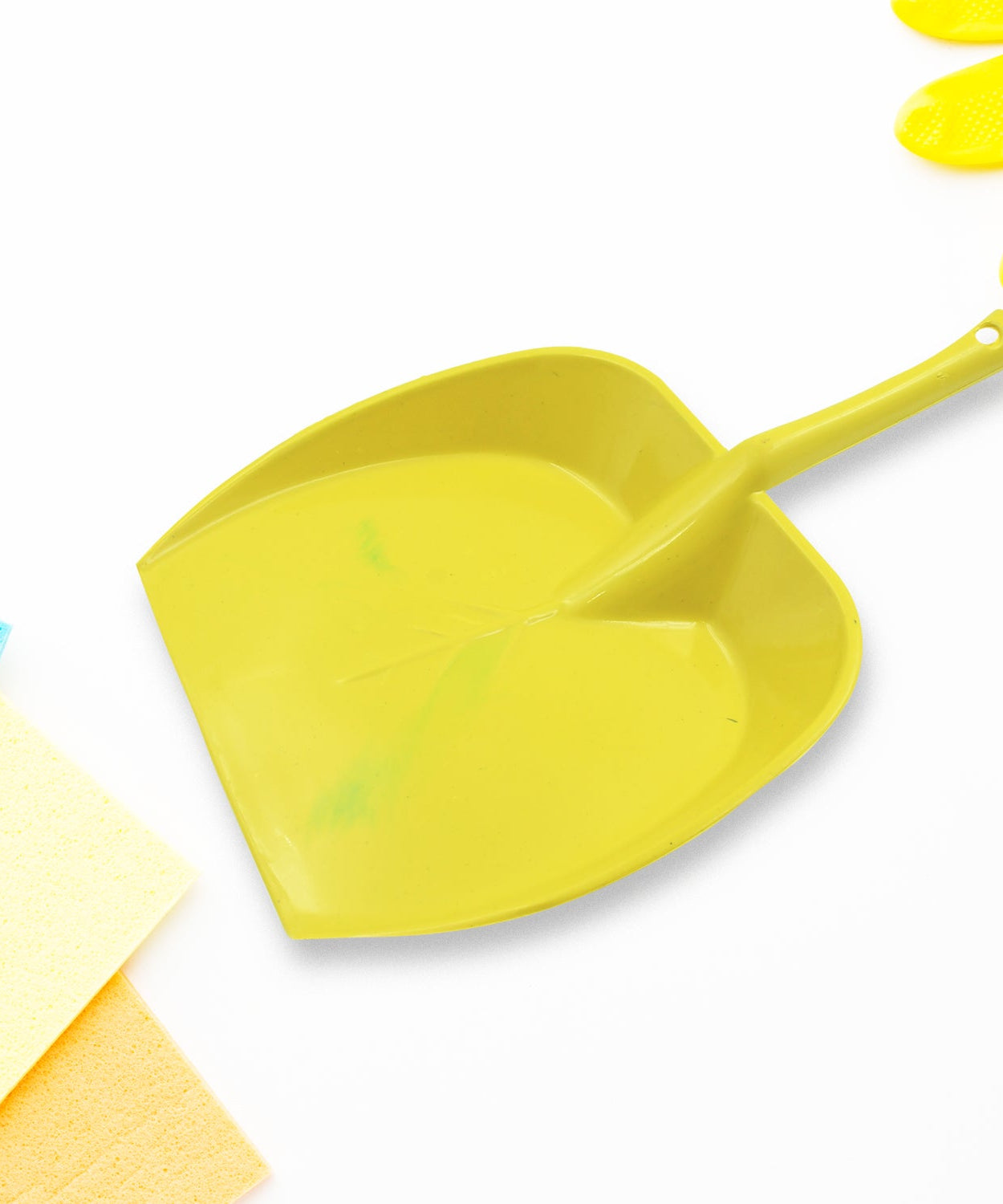 Dustpan with Long Handle, Dust Collection Dust Pan Tray for Kitchen, Home, Office, Bathroom Etc, Supdi (1 Pc / Multicolor )