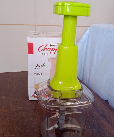 2in1 Press Vegetable Choppers for Kitchen (1100 ML)