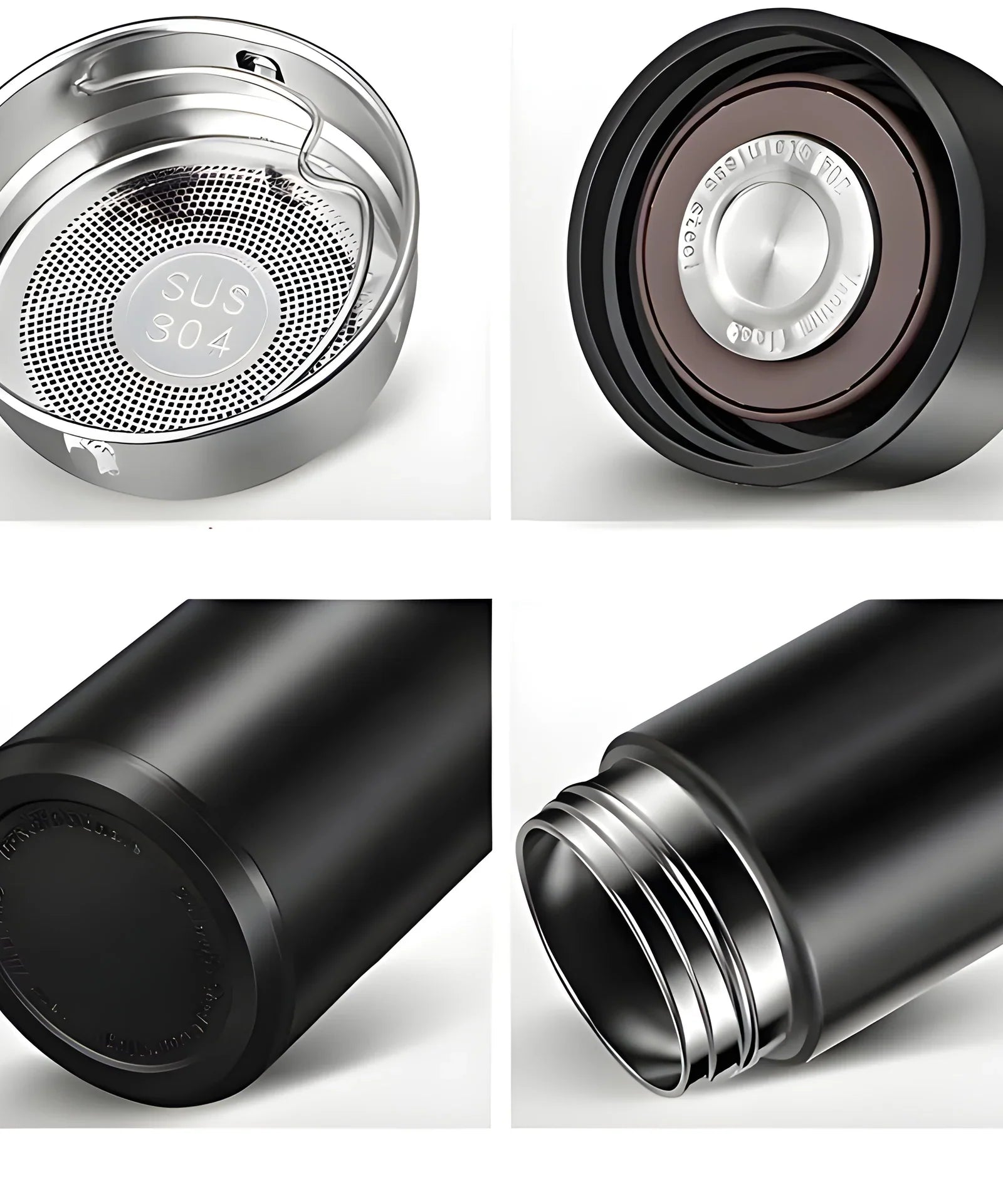 0726 Smart Vacuum Insulated Water Bottle with LED Temperature Display (1 Pc / Multicolor)