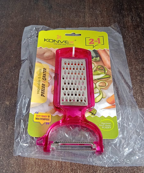 2-in-1 Multifunctional Kitchen Peeler with Grater (1 Pc)