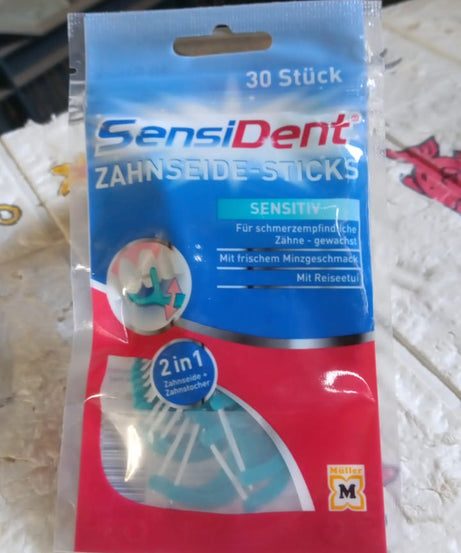 2 In 1 Tooth Picks Flosses, Portable Toothpicks, Resealable Oral Care Dental Flosser, Easy Storage Dental Pick for Fresh Breath and Healthy (30 Pcs Set) (Mix Color)