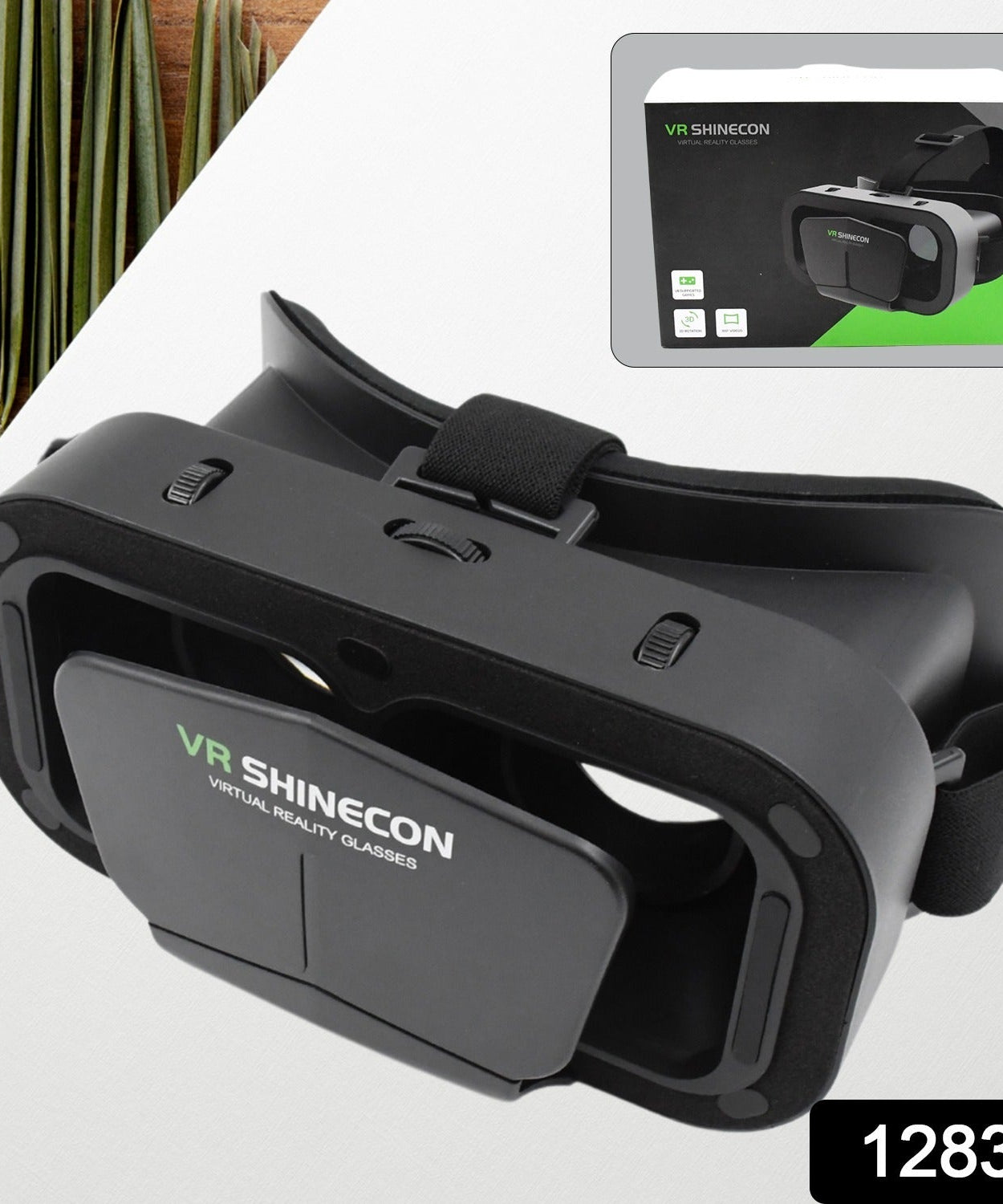3d VR Headset Compatible with iPhone & Android Virtual Reality VR Goggles For 3D VR Movies Video Games (1 Pc)