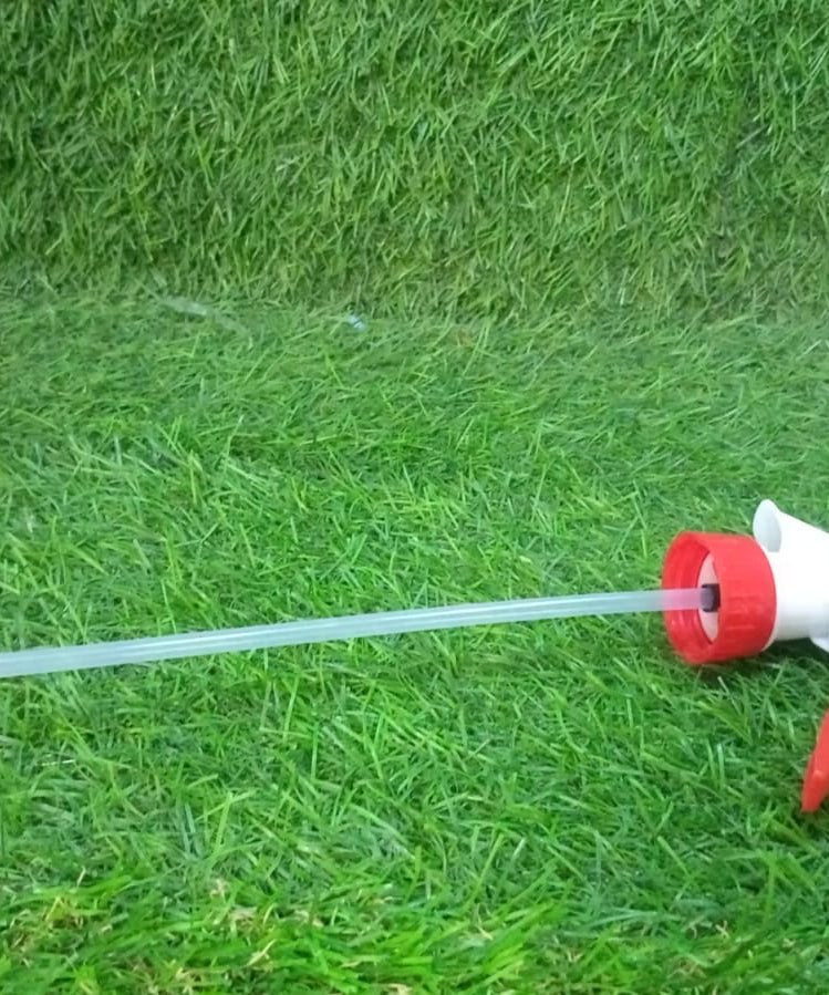 Trigger sprayer bottle head, plastic, replacement nozzle with pipe for versatile use.