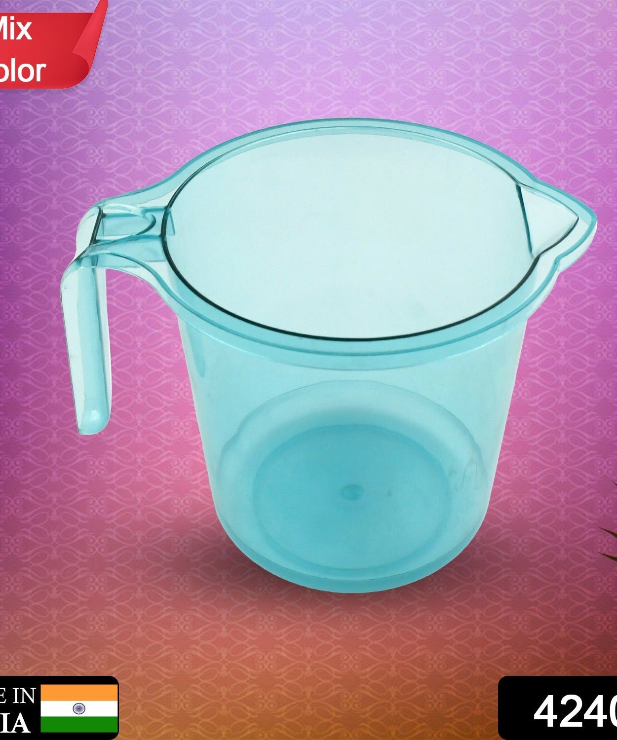 Stylish multi-color mug for bathroom organization