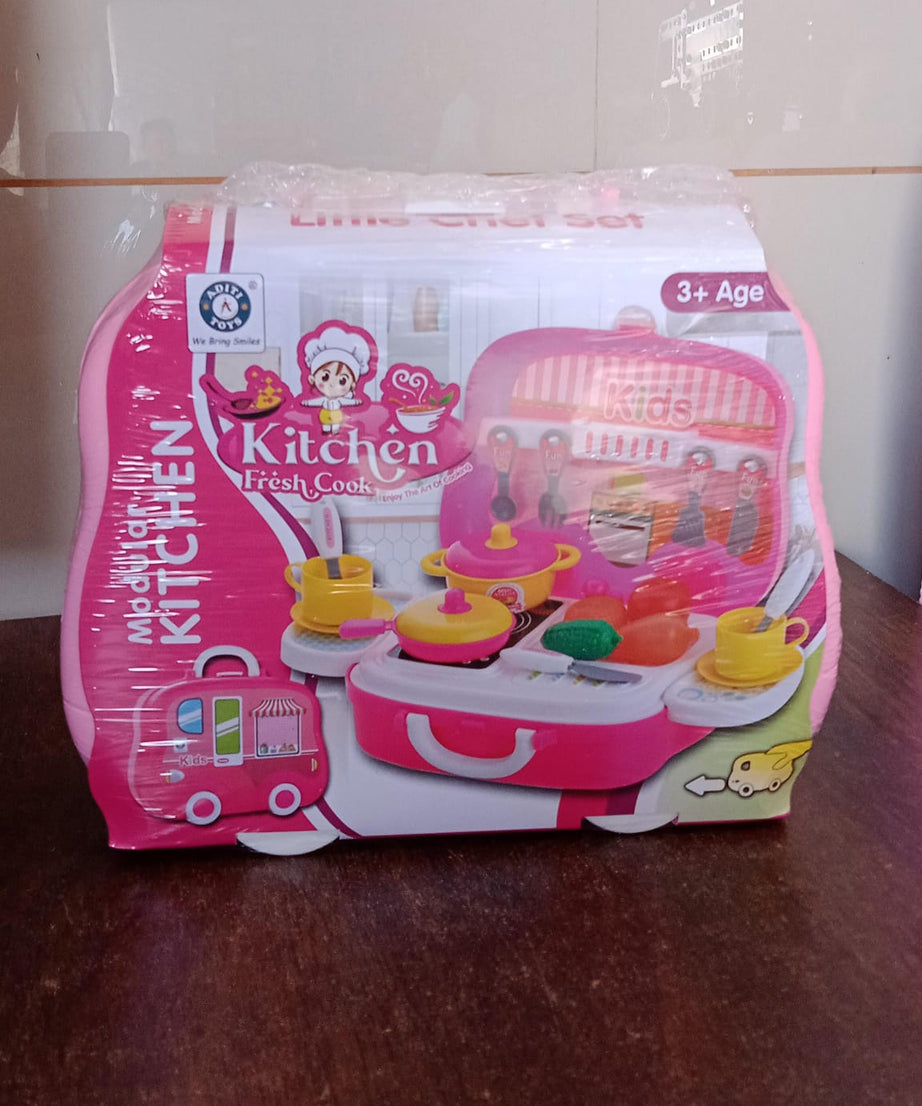 Kitchen Set for Kids Girls Pretend Play Toys Little (23 Pcs Set Approx)