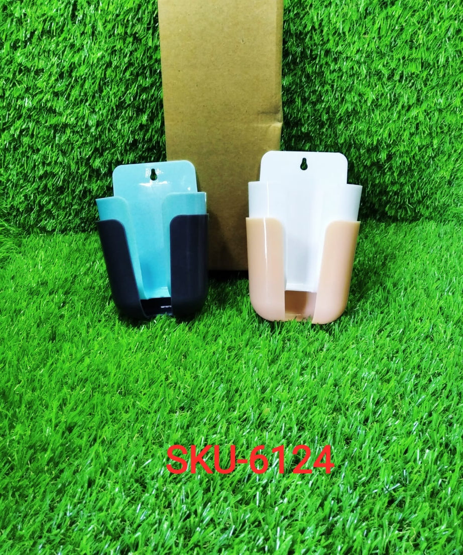 Multicolour remote storage case, easy to mount on walls for clutter-free space.