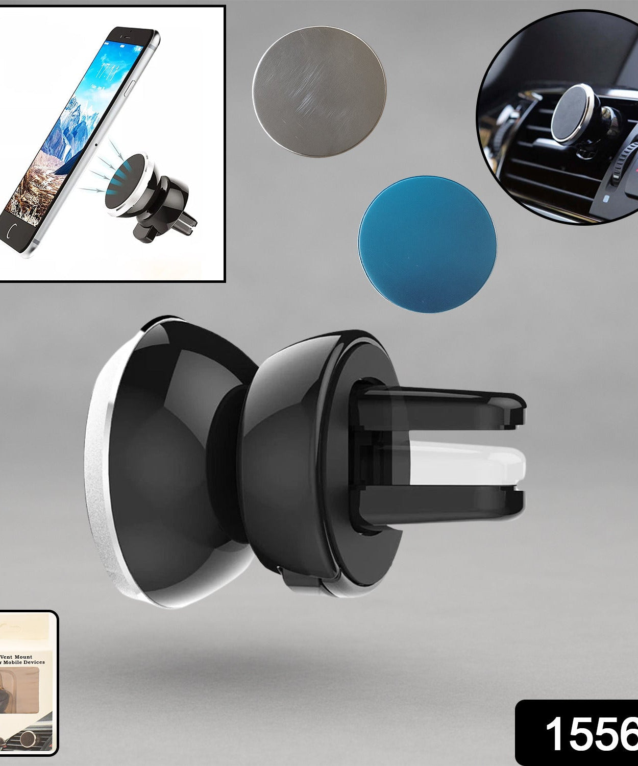 Compact Magnetic Car Mount 