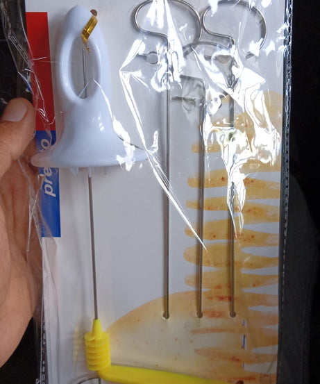 1 Set Potato Spiral Cutter, Potato Twister (4 Spits)