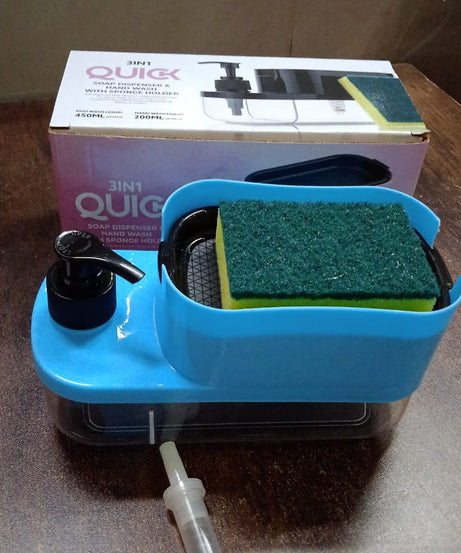 3 in 1 Dishwashing and Handwash Liquid Soap Dispenser (3 in 1 Dispenser)