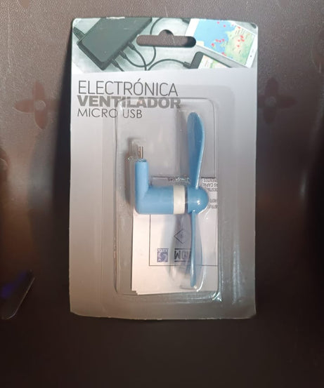Micro / Android USB Mini Fan Flexible USB Fan (1 Pc / With Card Packing)