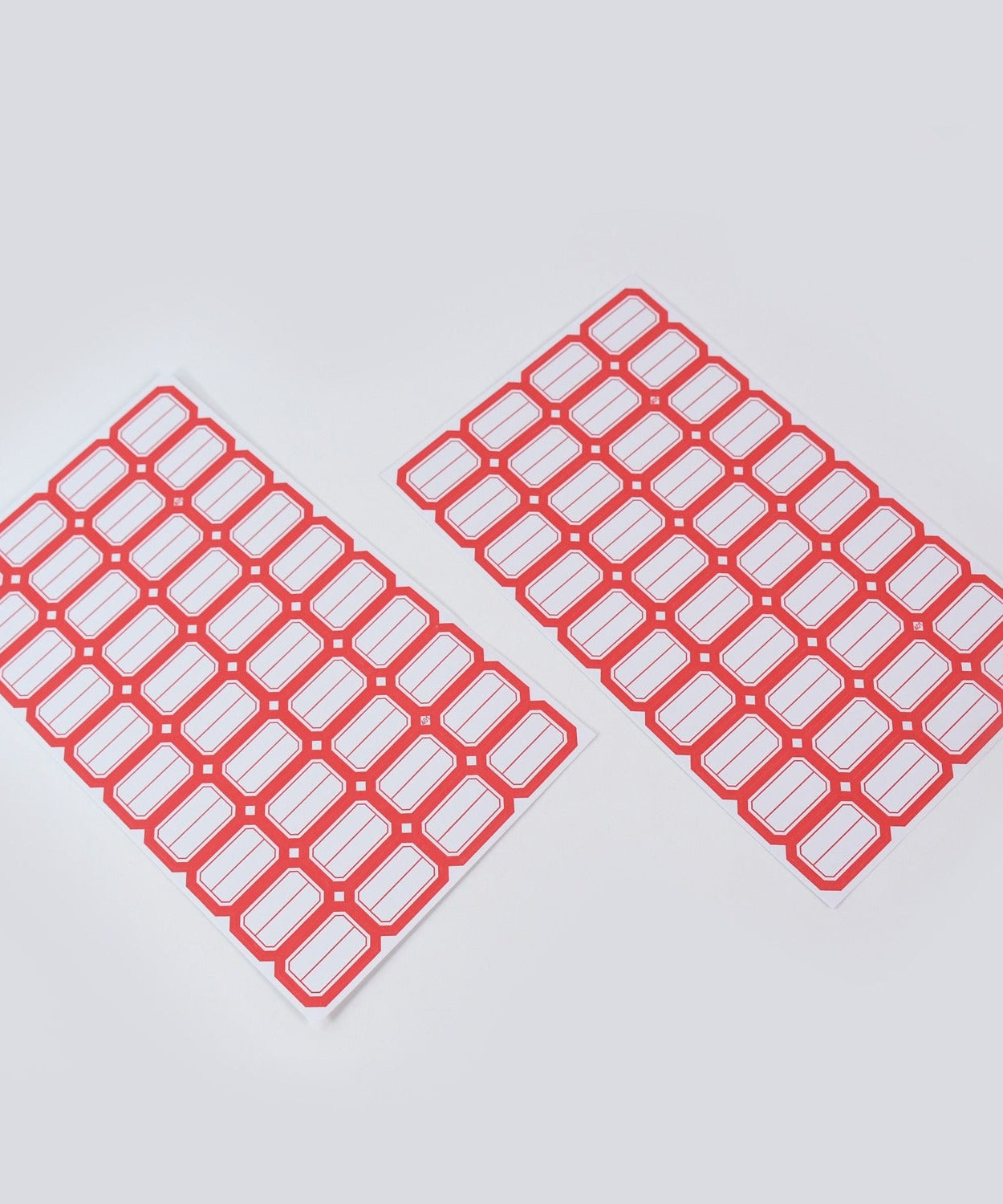 Multipurpose Writable Blank Label Sticker Sheets (1 Sheet)