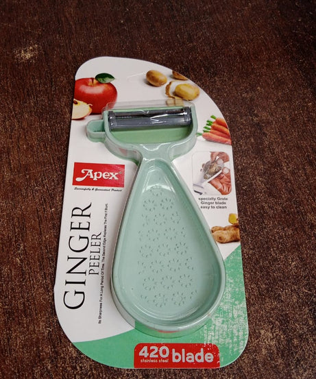 Apex Multipurpose Ginger Peeler with Stainless Steel Dual Blade