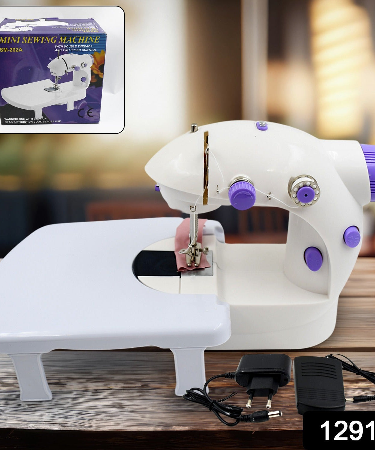 Home Tailoring Sewing Machine With Extension Table Set, Foot Pedal, Adapter Mini Electric Silai Machine, Portable Stitching Machine/Tailoring Machine