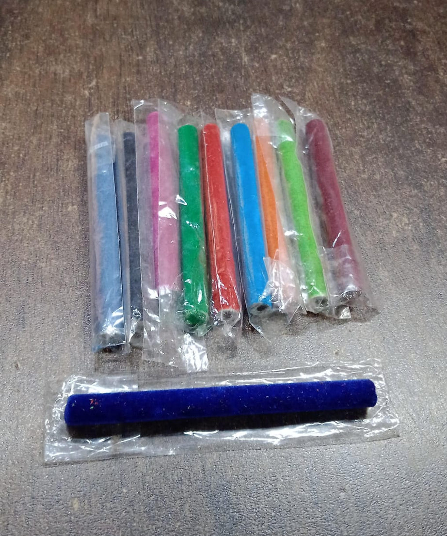 Small Velvet Pencil (1 Pc / Mix Color & Design)