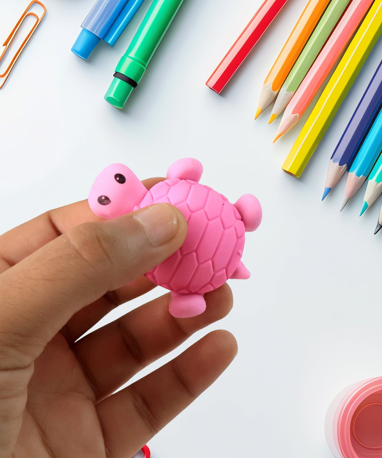 Soft PVC Turtle Eraser