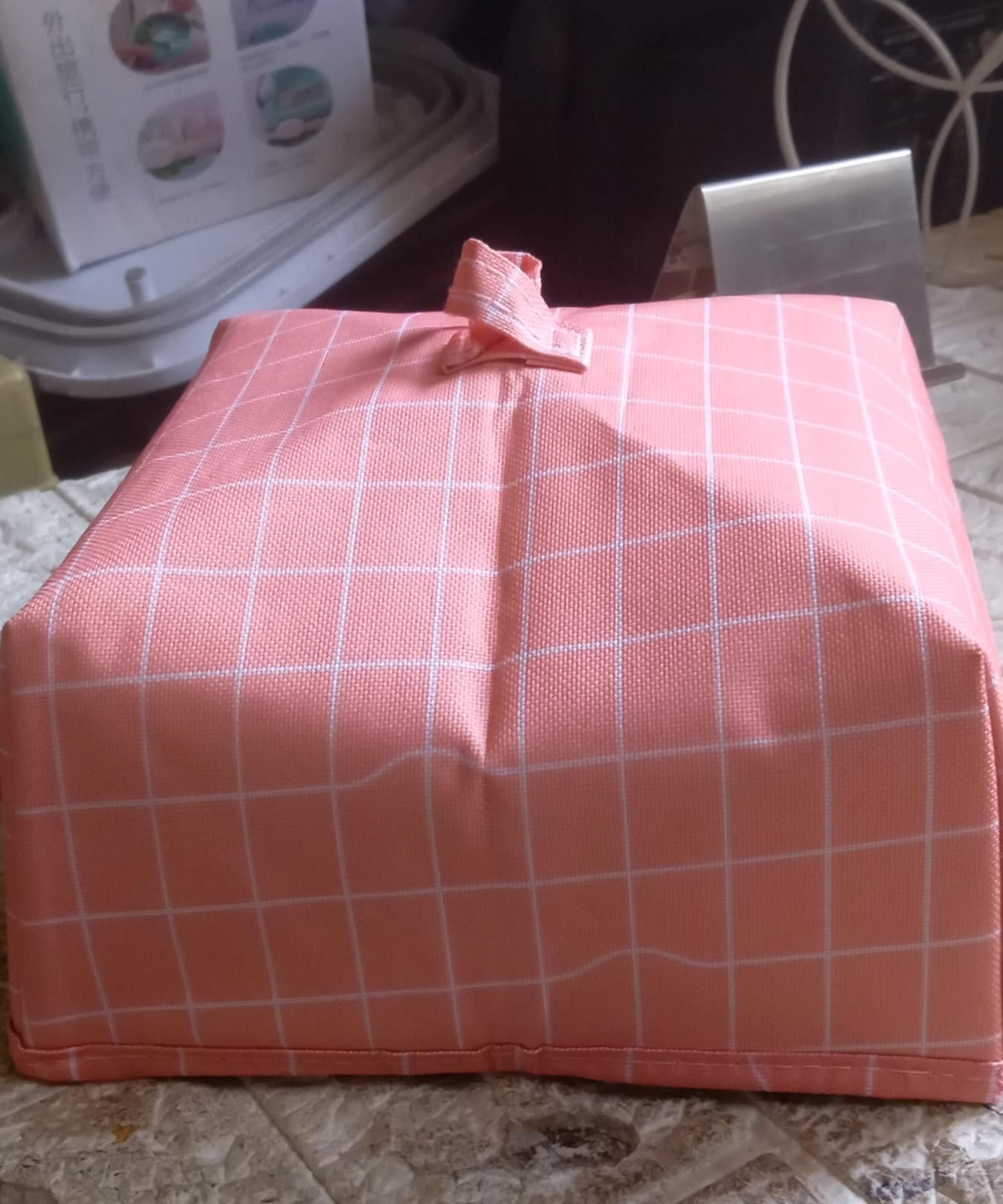 Foldable Food Cover – Anti-Dust & Heat Preservation (20x20 Cm)