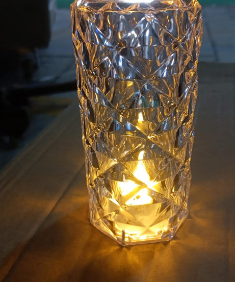 Diamond table lamp Candles for Home Decoration, Crystal Candle Lights, Diwali