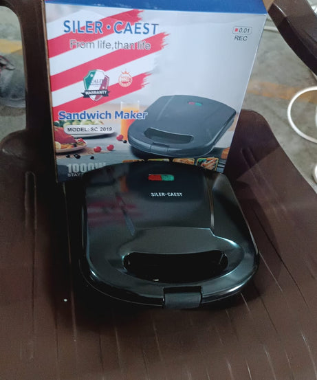 Sandwich Maker Makes Sandwich Non-Stick Plates| Easy to Use with Indicator Lights Sandwich toaster