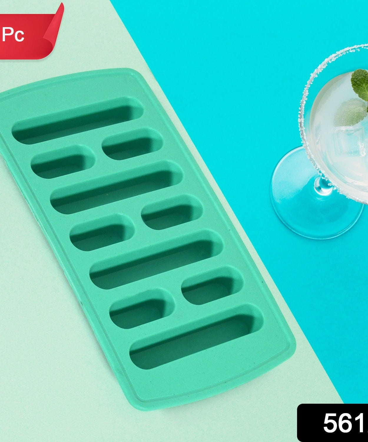 1 Pc Fancy Ice Tray, Used Widely In All Kinds Of Household Places While Making Ices And All Purposes
