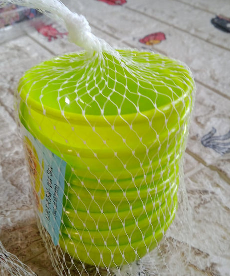 Multipurpose Small Round Plastic Bowl / Katori, Microwave Safe Reusable Lightweight Bowl, Dishwasher Safe Chutney Bowl (8 Pcs Set)