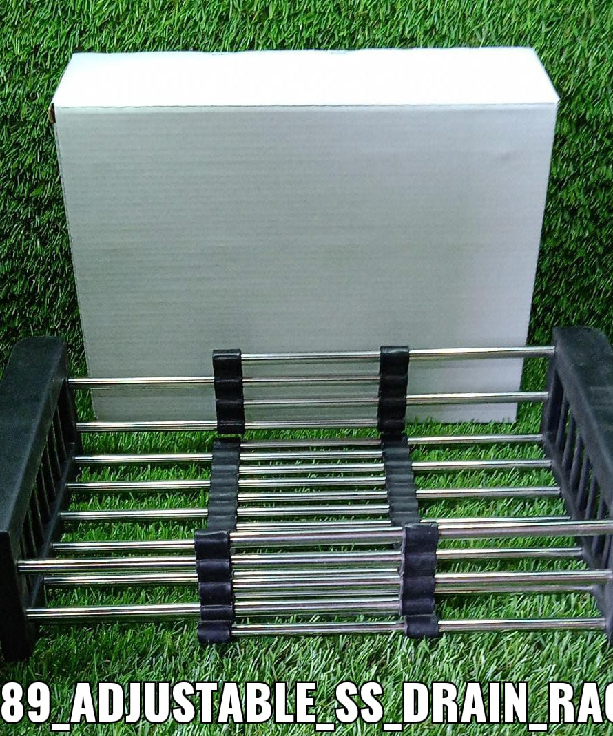 Stainless steel dish drainer for sinks