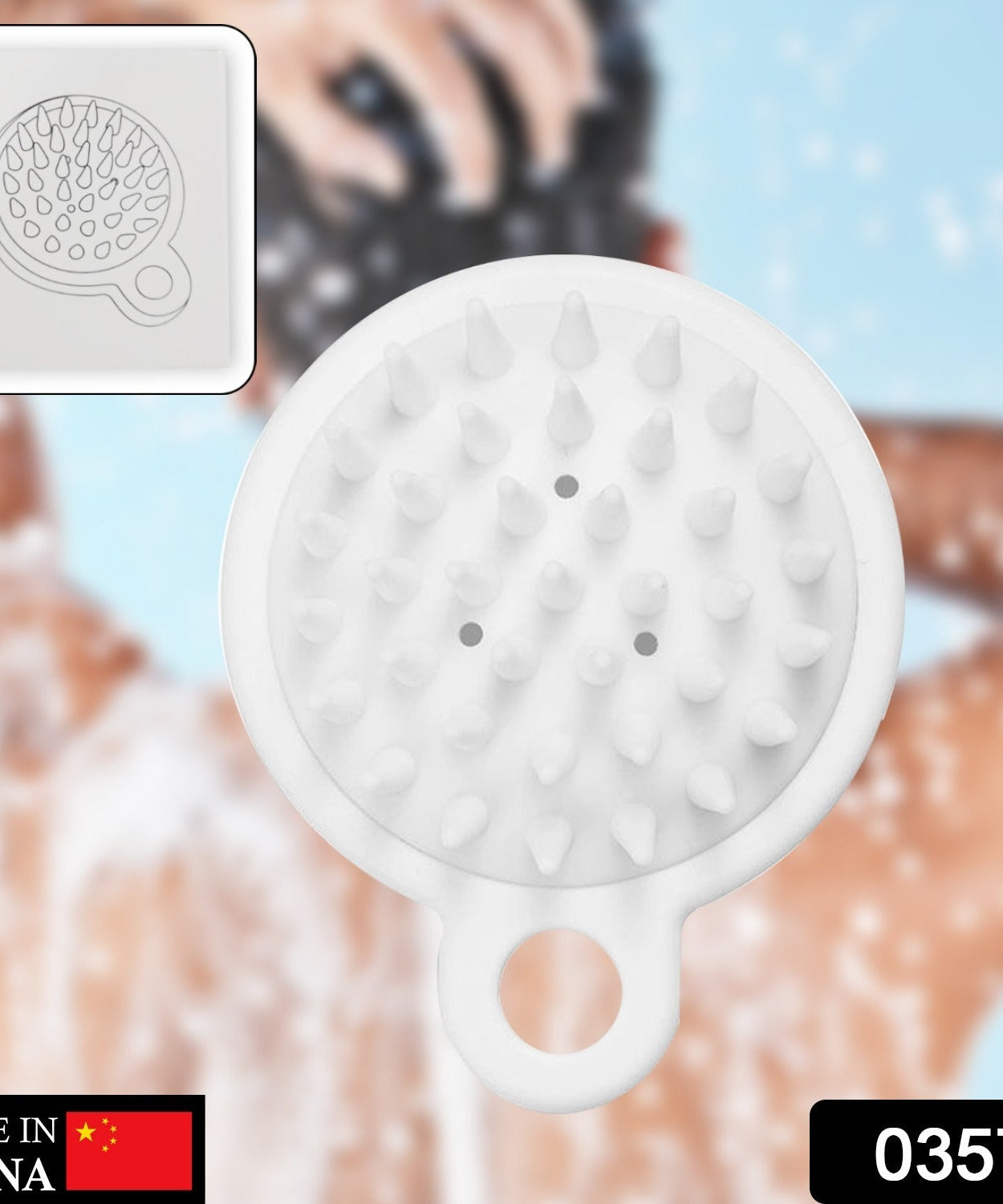 Comb Scalp Massage Brush, Hair brush, Hair Comb, Shower Brush, Bath Massage Brush, Small Portable Brush Washable Massage Comb Bath Shampoo Massages Effectively Remove Loose Short Hair, Hair accessories