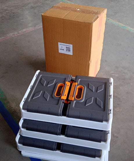 Plastic Folding Wardrobe Storage Organizer (3 Layer / 1 Pc)