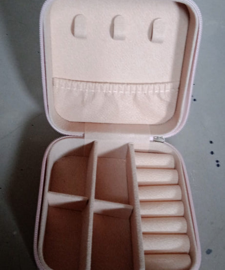 Mini PU Leather jewellery Box for Travel & Storage