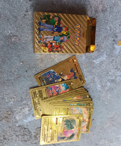 Pocket Monster Golden Trading Playing Cards (55 Pcs Set)