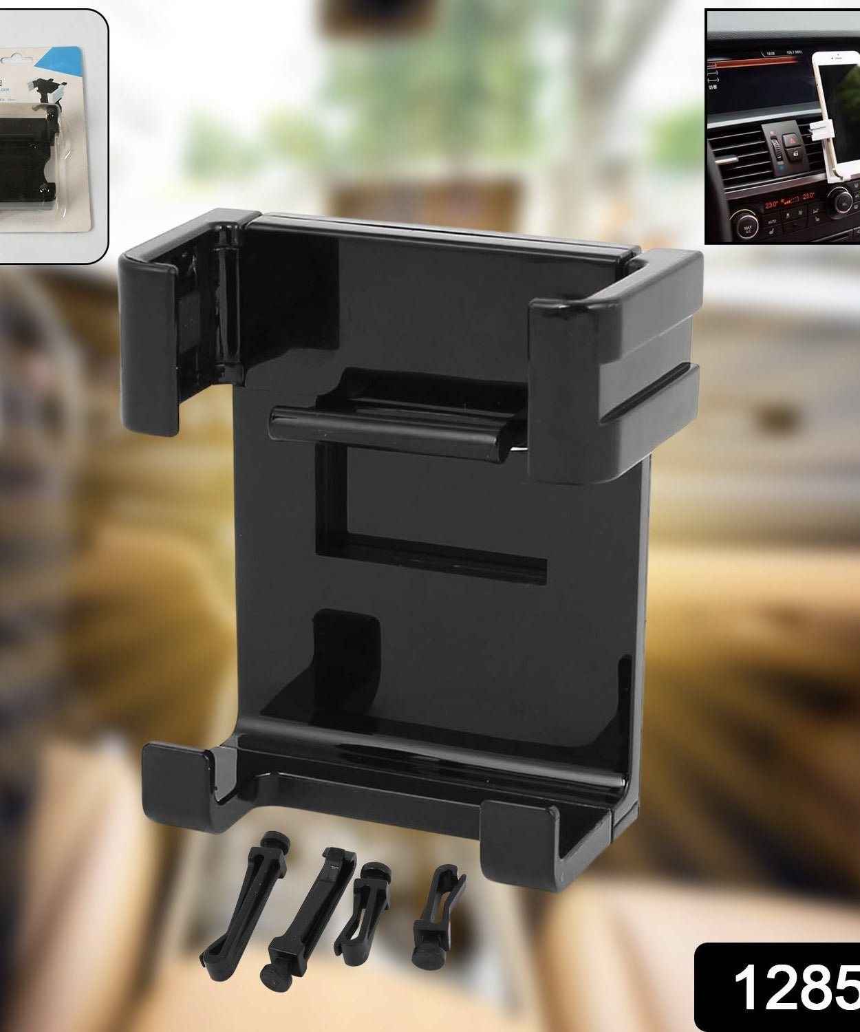 Smartphone Car Holder – Air Vent & Dashboard Bracket (1 Pc)