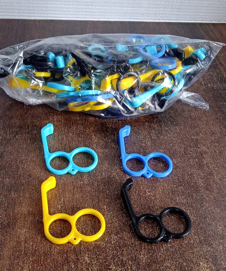 Plastic Hand Mobile Stand (Mix Color / 50 Pc)