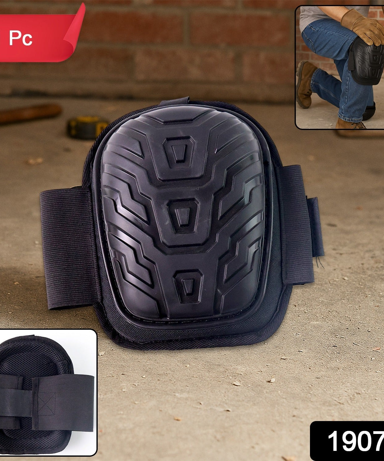 Anti-Skid Protective Knee Pads with Hard Shell Design