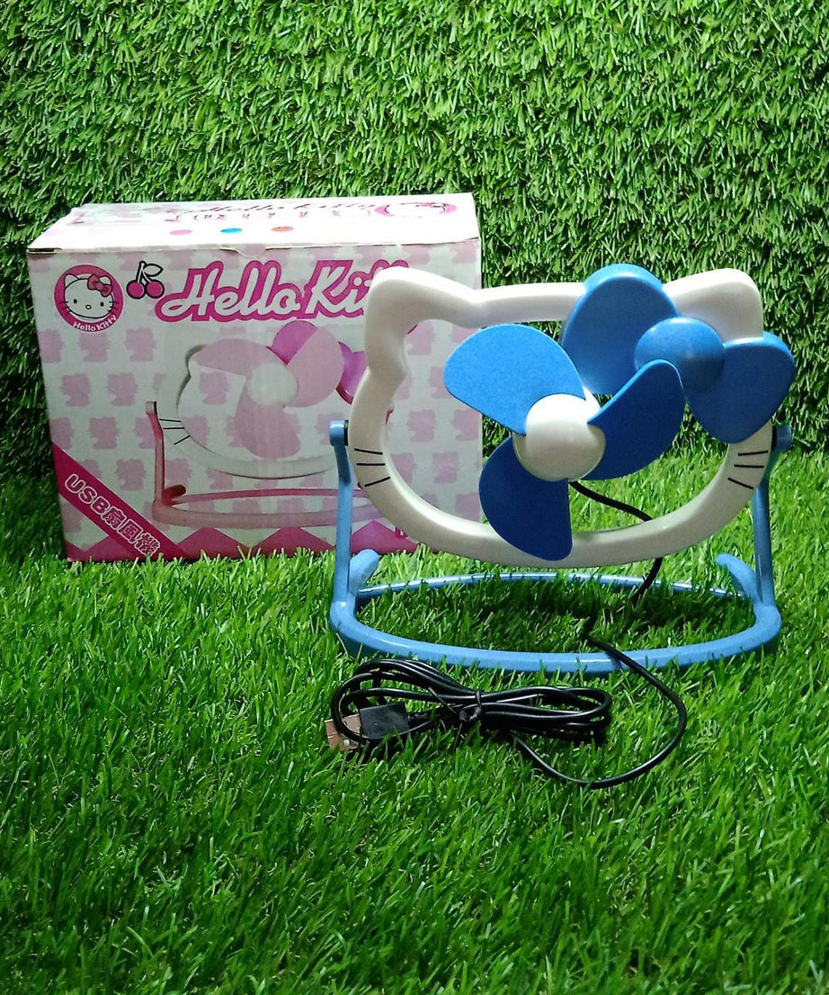 USB Mini Fan: Cute, Quiet & Portable Desk Buddy (Battery Not Included)