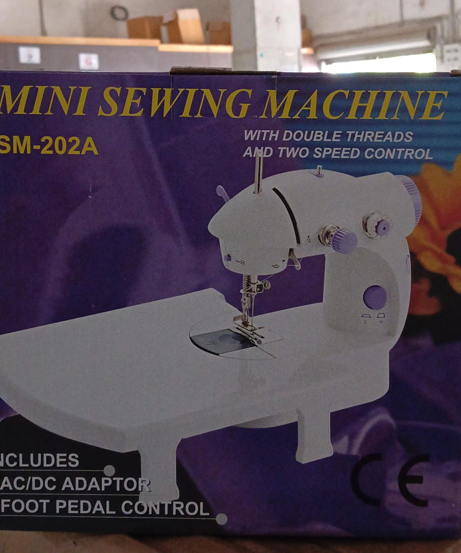 Home Tailoring Sewing Machine With Extension Table Set, Foot Pedal, Adapter Mini Electric Silai Machine, Portable Stitching Machine/Tailoring Machine