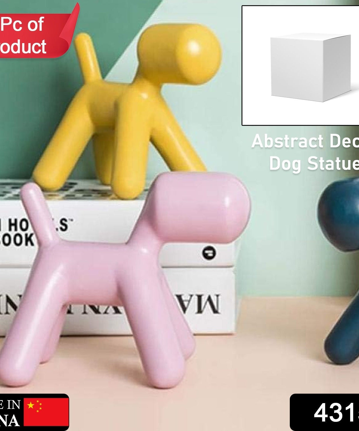 Plastic Cute Animal Puppy Chair,Creative Dog Low Footstool,Cartoon Foot Rest Stool for Bedroom Living Room Entrance Gift (1 Pc)