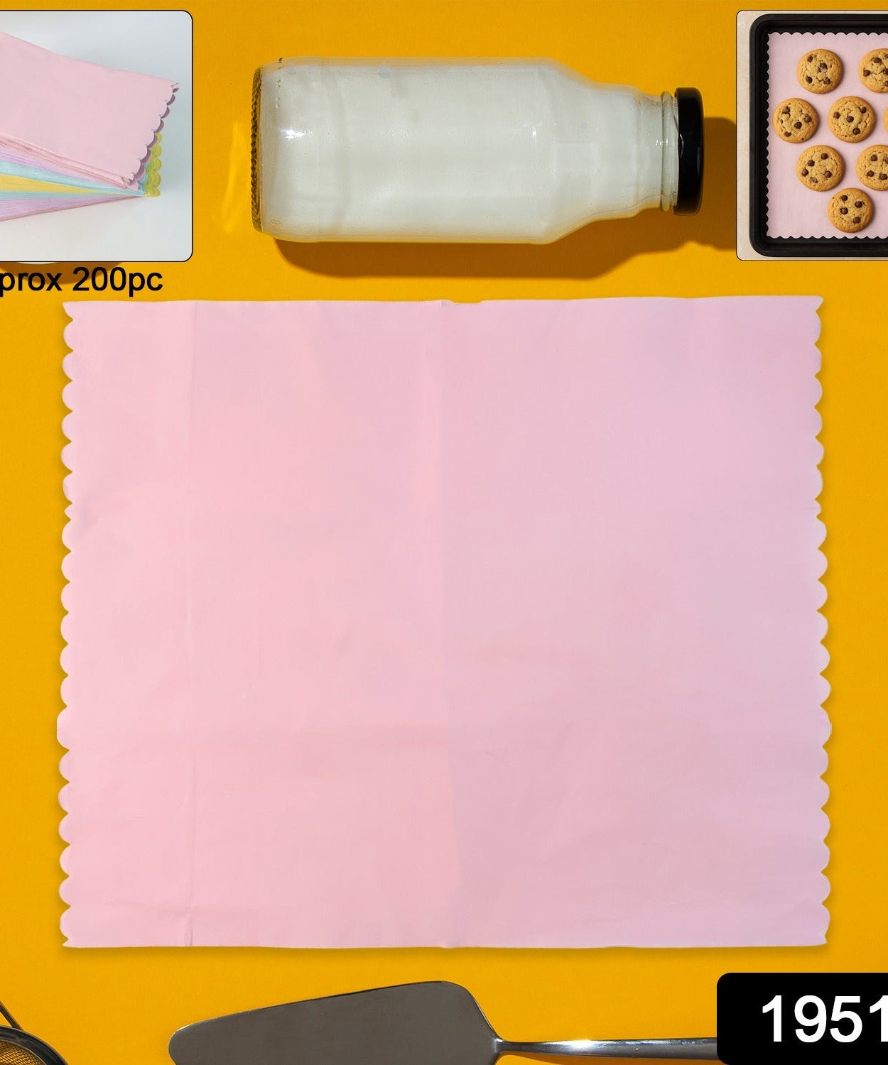Assorted Color Greaseproof Baking Paper Sheets 