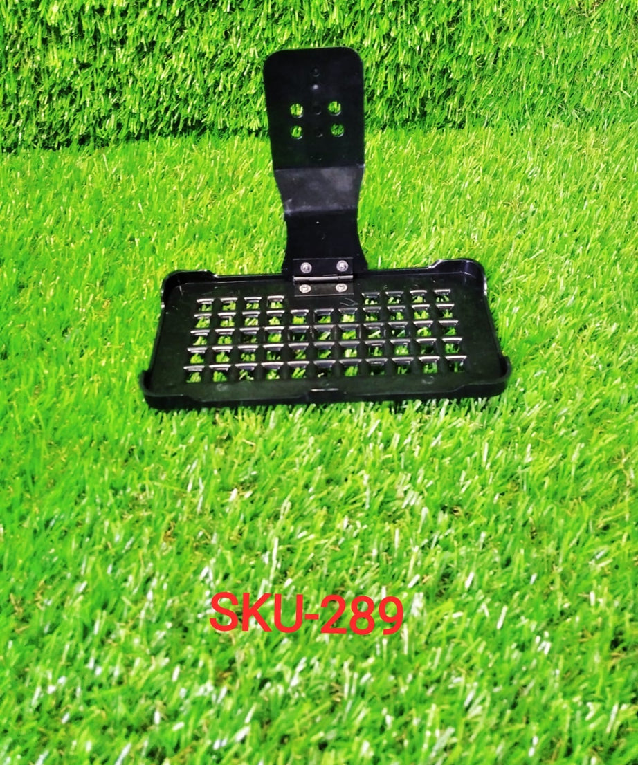 Convenient phone charging wall mount with holder.